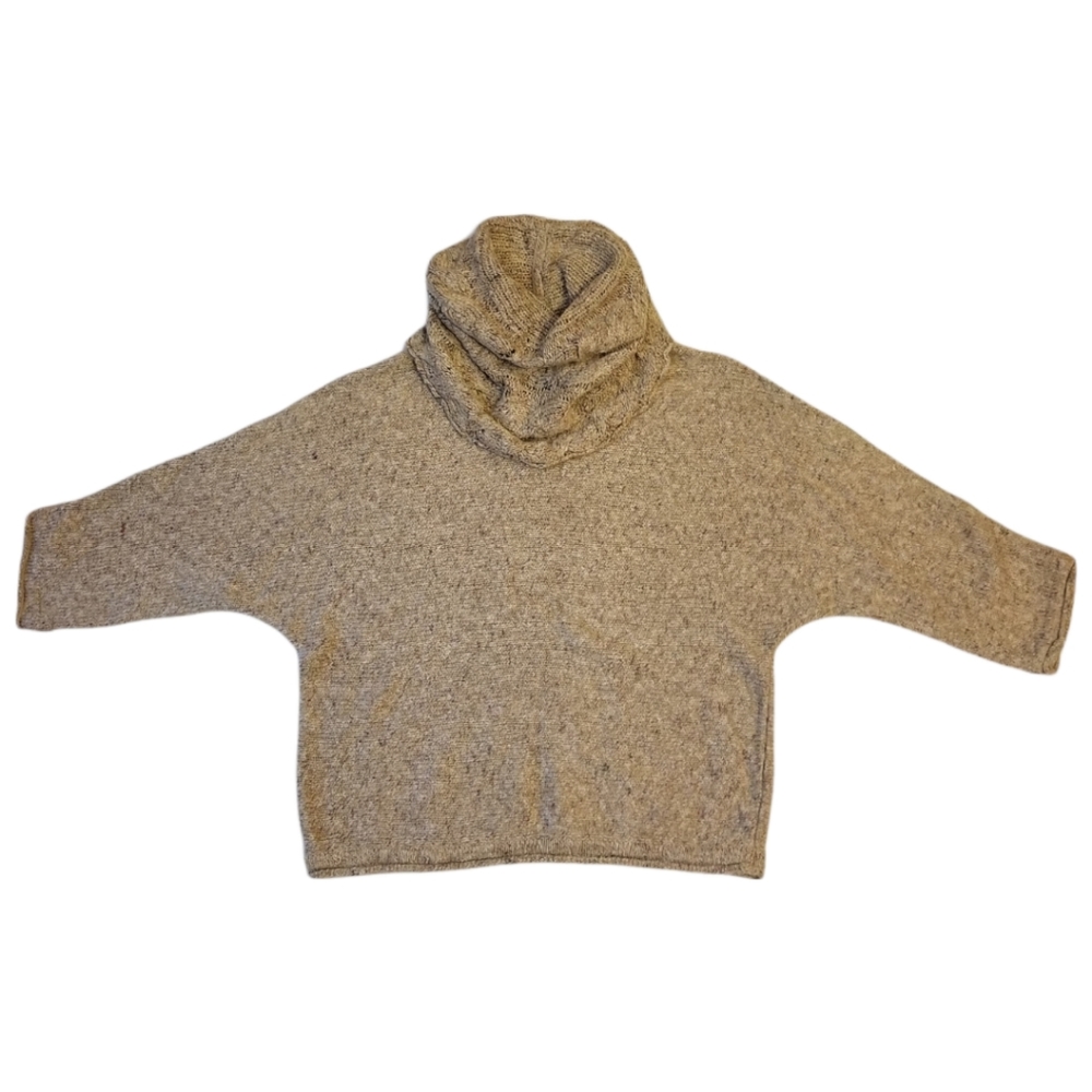 Prince of Thieves Cowl Neck Cropped Sweater Size L
